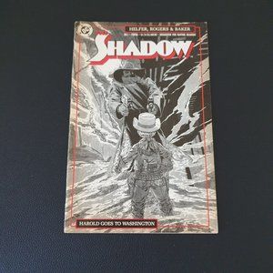 DC Comics The Shadow 7 Feb 1988 Book Collector Helfer Rogers Baker COVER DAMAGE
